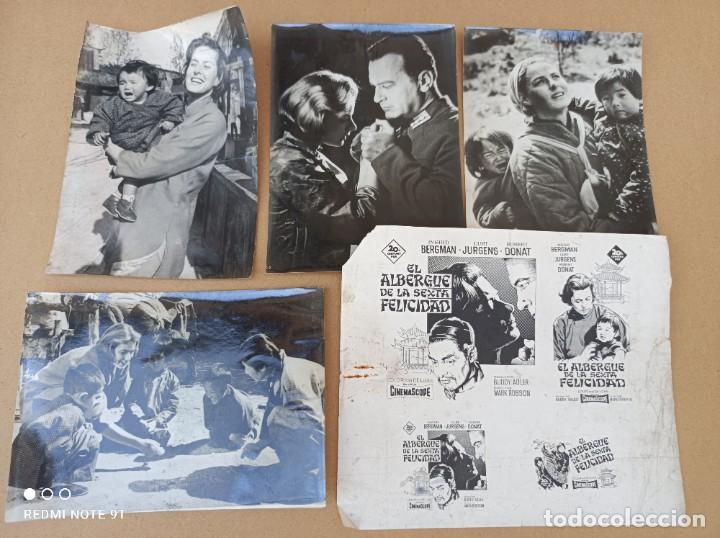 Cine: LOTE FOTOGRAF&Iacute;AS PROMOCIONALES PRUEBAS PARA FOTOCROMOS PEL&Iacute;CULA EL ALBERGUE DE LA SEXTA FELICIDAD