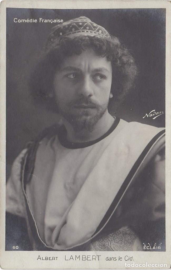 Cin&eacute;ma: Albert Lambert dans le Cid - Com&eacute;die Fran&ccedil;aise - Ed. Eclair n&ordm; 60 - 140x89mm