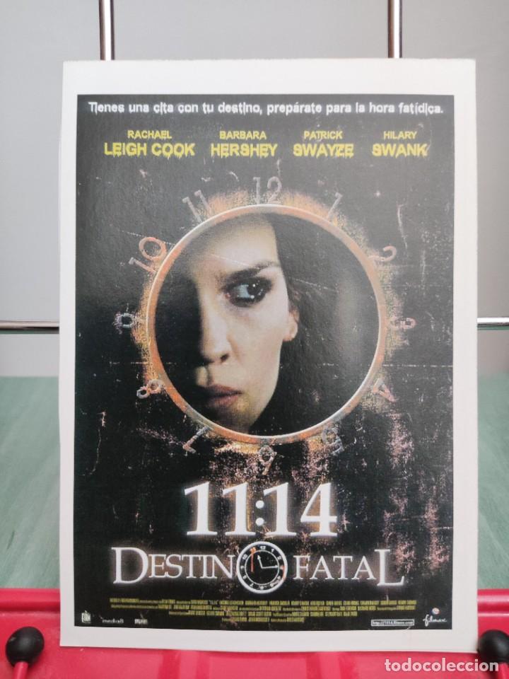 Cinema: 11:14 Destino fatal . Ficha revista Accion - (Greg Marcks, Rachael Leigh Cook, Hilary Swank, Swayze