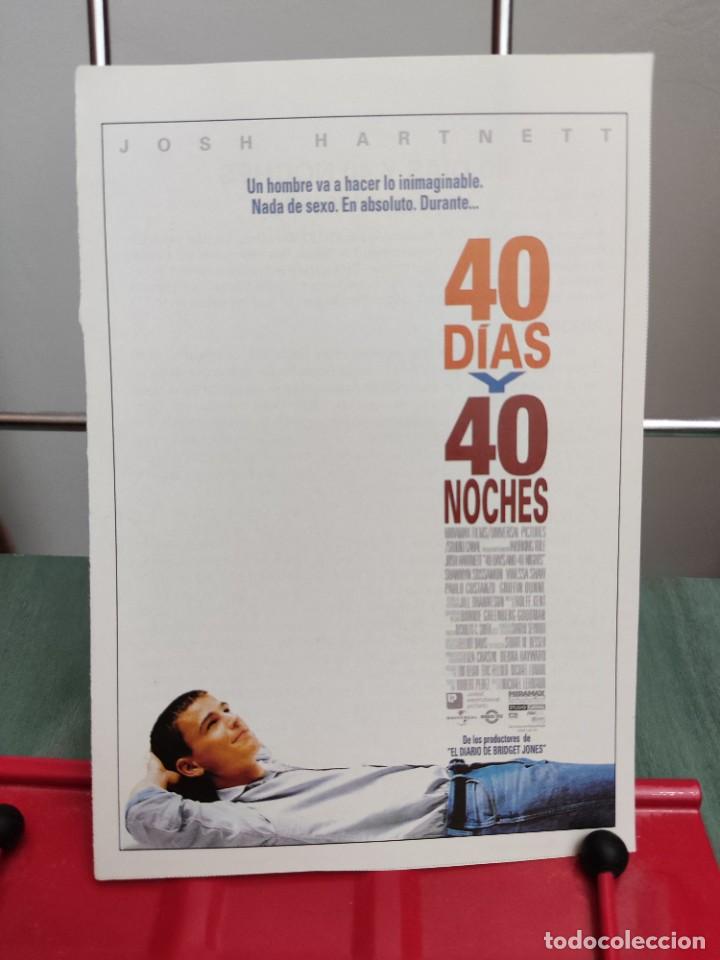 Kino: 40 dias y 40 noches . Ficha revista Accion