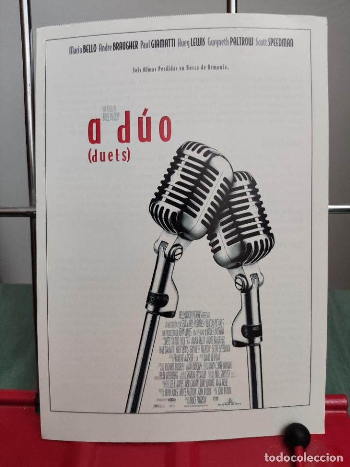 Kino: A duo . Ficha revista Accion