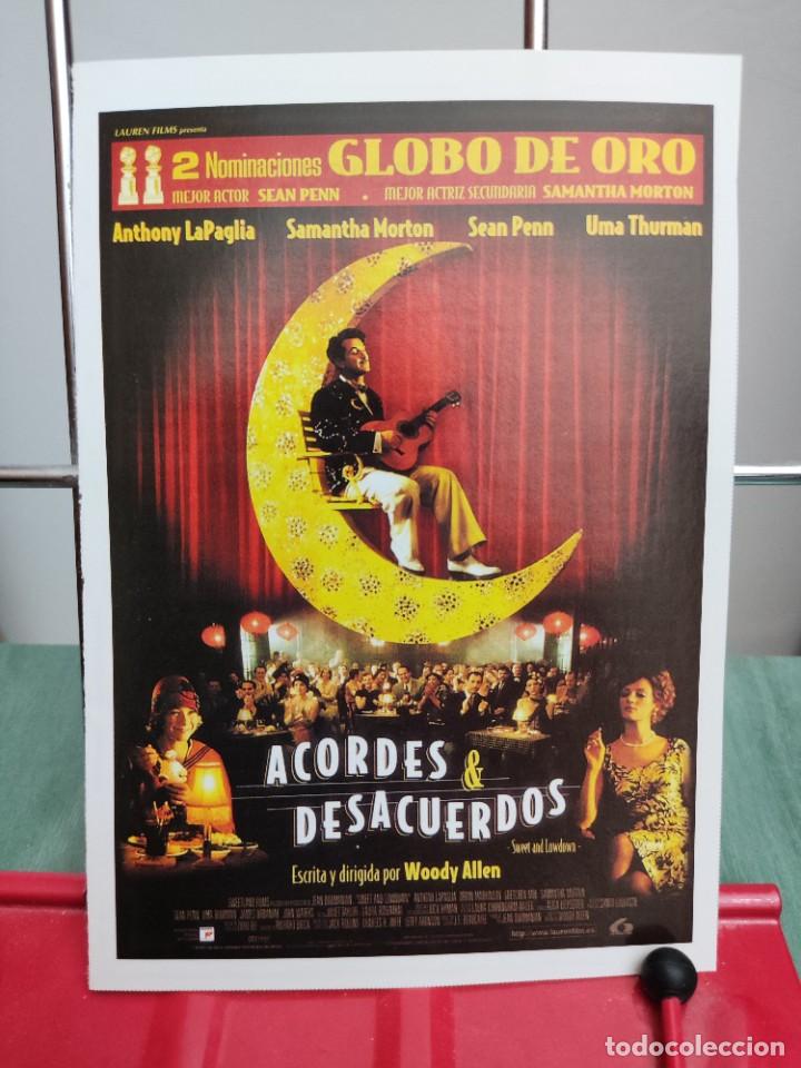 Cine: Acordes y desacuerdos . Ficha revista Accion cine - (Woody Allen, Sean Penn, Samantha Morton, ...