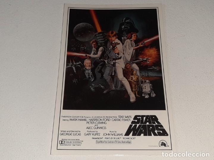 Cine: ANTIGUA POSTAL CINE SW01 CARTEL PELICULA STAR WARS LA GUERRA DE LAS GALAXIAS ED. ZIG ZAG A&Ntilde;O 2001