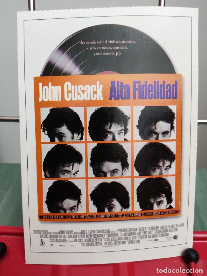 Kino: Alta fidelidad . Ficha revista Accion cine - (Stephen Frears, John Cusack, Jack Black, Joelle Carter