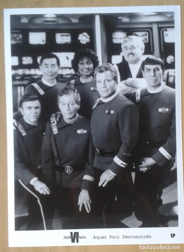 Cine: STAR TREK VI. AQUEL PA&Iacute;S DESCONOCIDO. FOTO DE EQUIPO