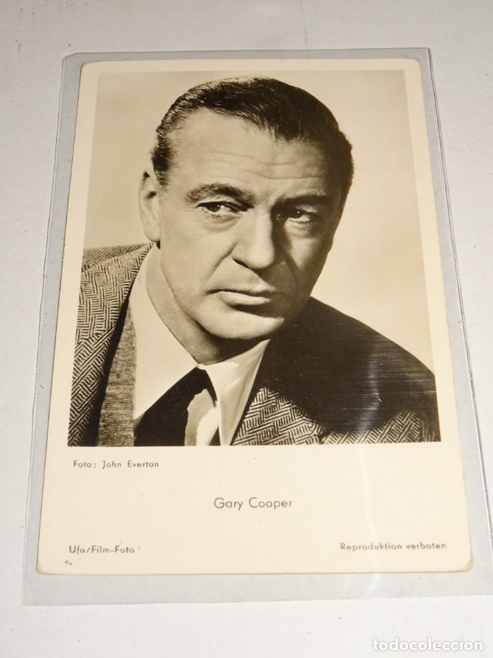 Cine: POSTAL DE CINE - GARY COOPER - FOTOGR&Aacute;FICA - BUEN ESTADO