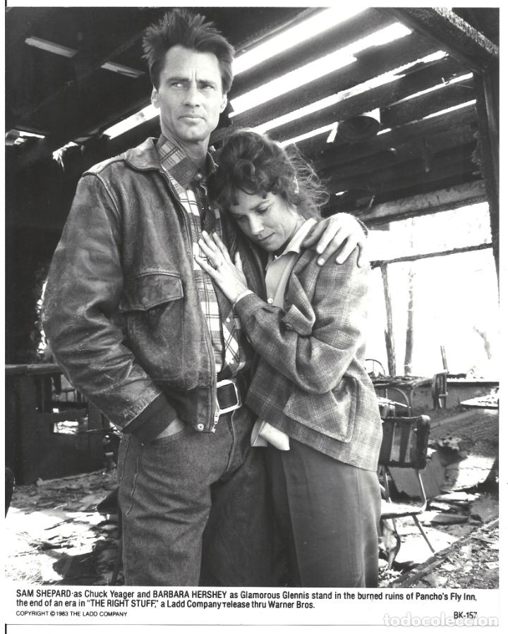 Kino: F32600 ELEGIDOS PARA LA GLORIA SAM SHEPARD BARBARA HERSHEY FOTO B/N ORIGINAL AMERICANA
