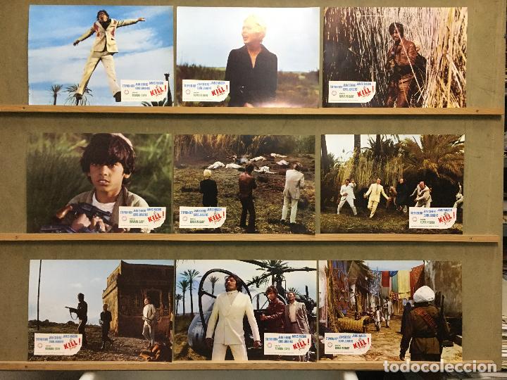 Cine: ABQ80 KILL MATAR JEAN SEBERG STEPHEN BOYD SET 9 FOTOCROMOS ORIGINAL ESTRENO