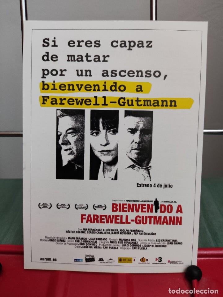 Kino: Bienvenido a Farewell-Gutmann . Ficha revista Accion