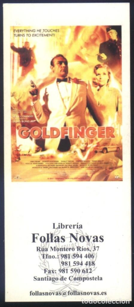 Cine: Q-10468- Goldfinger (James Bond contra Goldfinger) (PEQUE&Ntilde;O MARCAPAGINAS) Sean Connery