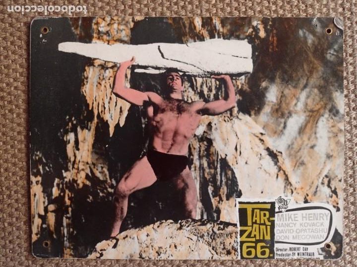 Cine: Fotocromo cart&oacute;n r&iacute;gido TARZAN 66