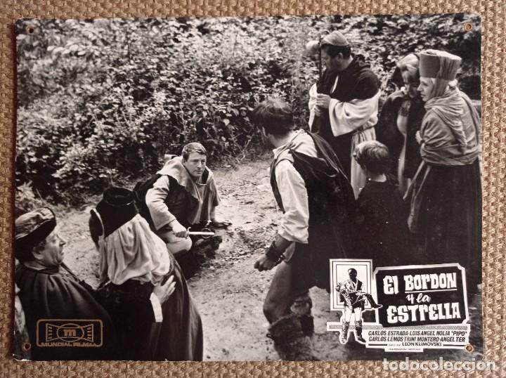 Cine: Fotocromo cart&oacute;n r&iacute;gido EL BORDON Y LA ESTRELLA Le&oacute;n Klimovski