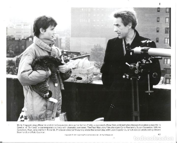 Kino: F32725 MOLLY RINGWALD JOHN CASSAVETES LA TEMPESTAD FOTO B/N ORIGINAL AMERICANA