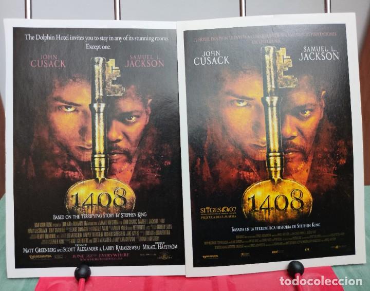 Cinema: 1408 . 2 Fichas revista Accion cine - (Mikael Hafstrom, John Cusack, Samuel L. Jackson, McCormack ..