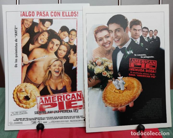 Cinema: American pie 1 y &iexcl;Menuda boda! . 2 Fichas revista Accion