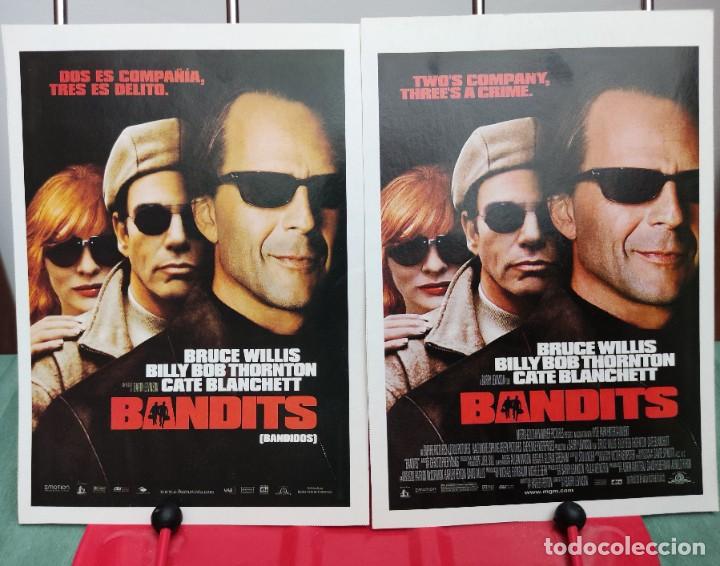Cinema: Bandidos (Bandits) . 2 Fichas revista Accion