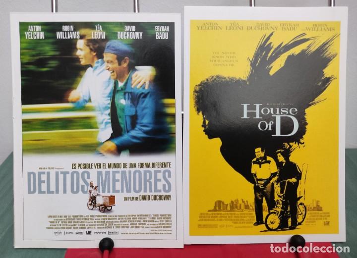 Cinema: Delitos Menores (House of D) . 2 Fichas revista Accion