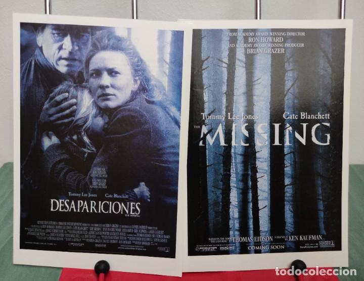 Kino: Desapariciones (The missing) . 2 Fichas revista Accion