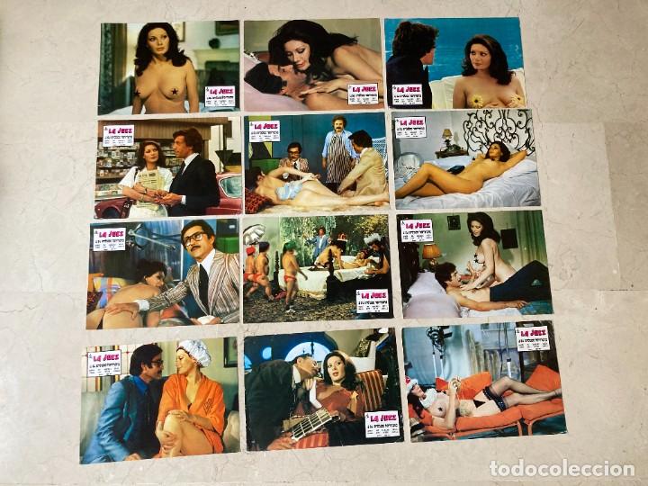 Cine: LA JUEZ Y SU EROTICA HERMANA / JUEGO ORIGINAL 12 FOTOCROMOS ESTRENO - COMPLETO - EDWIGE FENECH FULCI
