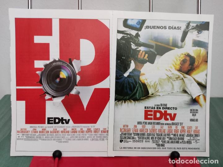 Cinema: ED TV . 2 Fichas revista Accion cine