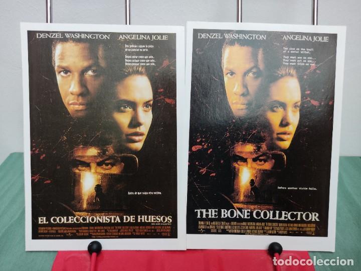 Cinema: El coleccionista de huesos (The bone collector) . 2 Fichas revista Accion cine