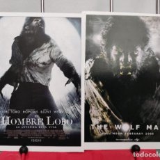 Cine: EL HOMBRE LOBO (THE WOLFMAN) . 2 FICHAS REVISTA ACCION CINE