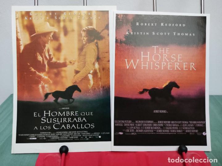 Cinema: El hombre que susurraba a los caballos (The horse whisperer) . 2 Fichas revista Accion cine