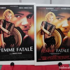 Cine: FEMME FATALE . 2 FICHAS REVISTA ACCION CINE