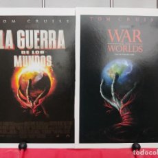 Cine: LA GUERRA DE LOS MUNDOS (WAR OF THE WORLDS) 2005 . 2 FICHAS REVISTA ACCION CINE