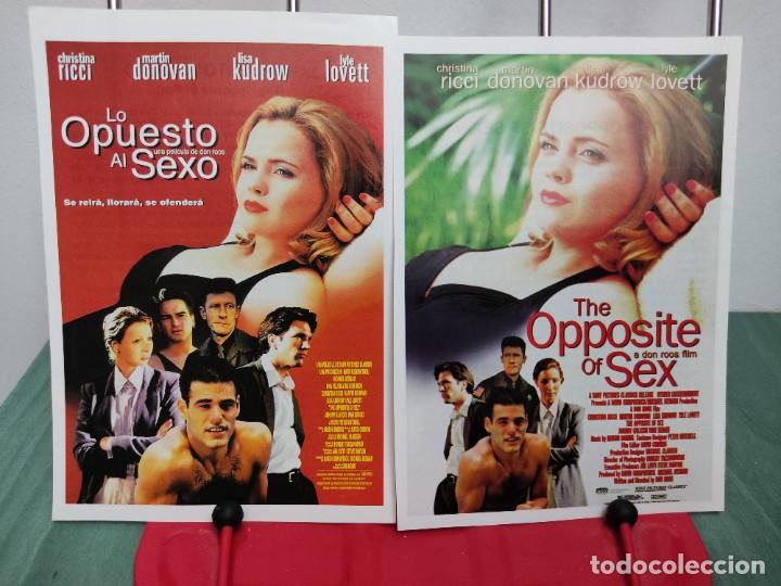 Kino: Lo opuesto al sexo (The opposite of sex) . 2 Fichas revista Accion cine