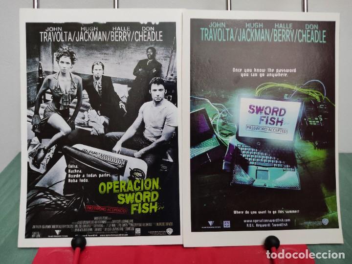 Cin&eacute;ma: Operaci&oacute;n swordfish . 2 Fichas revista Accion cine