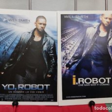 Cine: YO, ROBOT (I, ROBOT) . 2 FICHAS REVISTA ACCION CINE. Lote 363189905