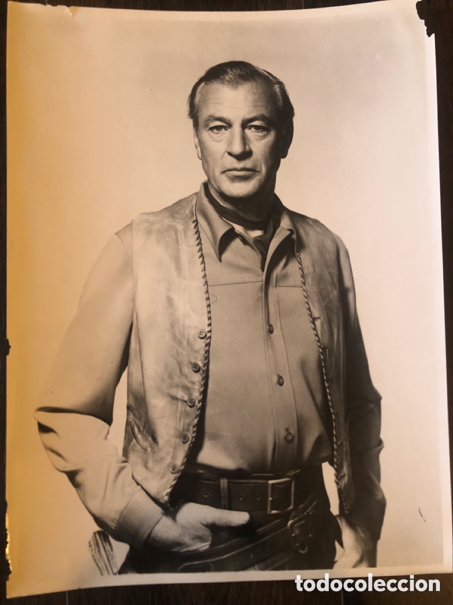 Cine: Foto gran tama&ntilde;o Gary Cooper 30x40 cm