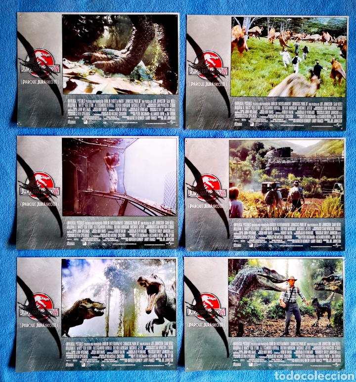 Cine: JURASSIC PARK III - 12 FOTOCROMOS - COMPLETO