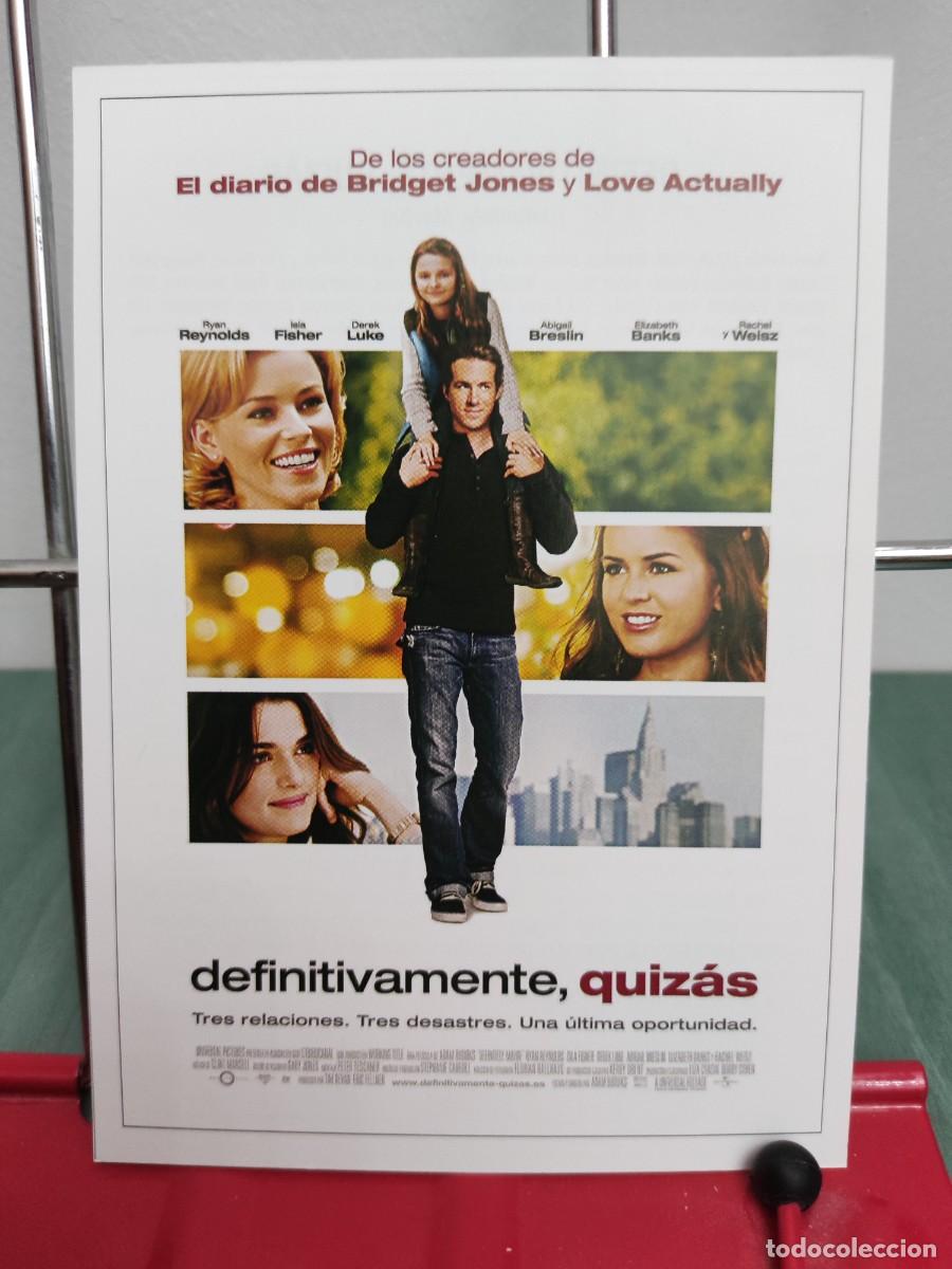 Kino: Definitivamente, quizas . Ficha revista Accion cine