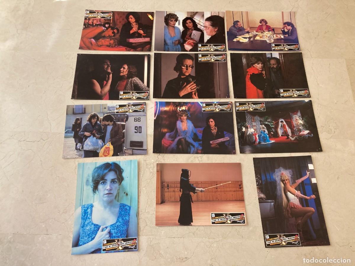 Cine: QUE HE HECHO YO PARA MERECER ESTO ? / JUEGO ORIGINAL 12 FOTOCROMOS ESTRENO - COMPLETO / P ALMODOVAR