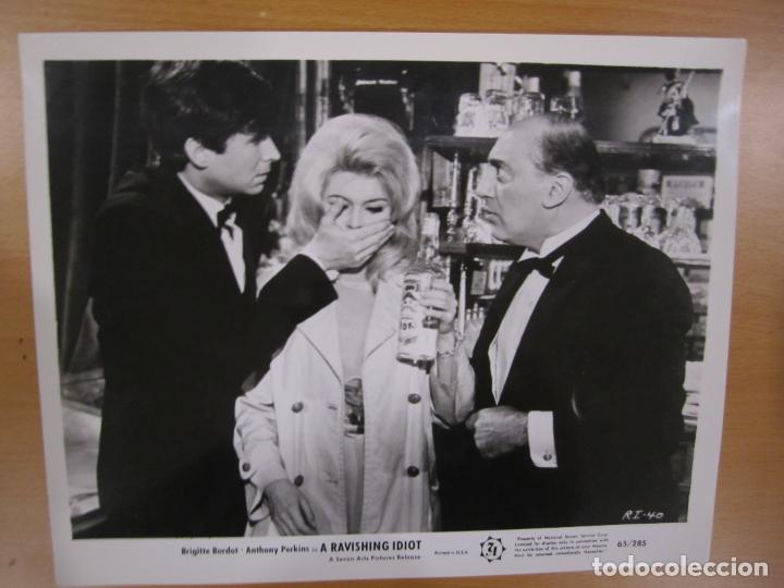 Cine: Adorable idiota - foto original b/n usa - Brigitte bardot Anthony Perkins