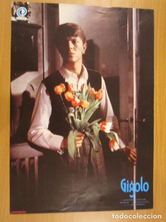 Cine: Gigolo - fotocromo original del estreno - David Bowie - Just a gigolo