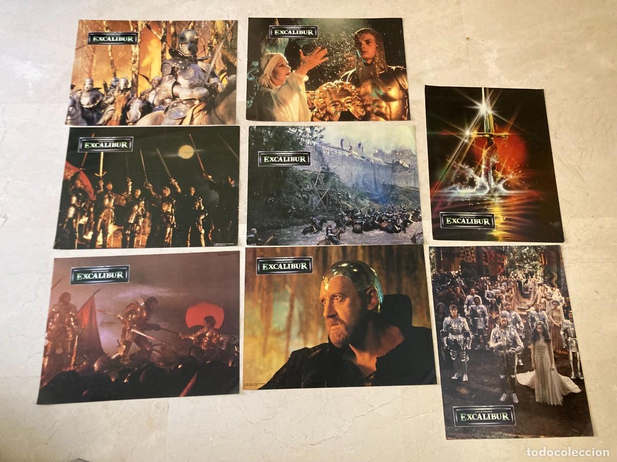 Cinema: JUEGO ORIGINAL 8 FOTOCROMOS GRANDES (51 x 38,5 cm aprox) / EXCALIBUR - JOHN BOORMAN