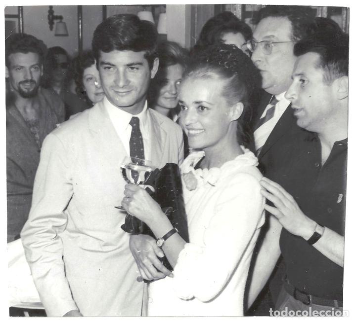 Kino: F32953 JEANNE MOREAU CANNES FOTO B/N ORIGINAL PRENSA KEYSTONE