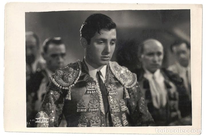 Cinema: F32981 PEPIN MARTIN VAZQUEZ CURRITO DE LA CRUZ TOROS FOTO B/N ORIGINAL ESPA&Ntilde;OLA CIFESA