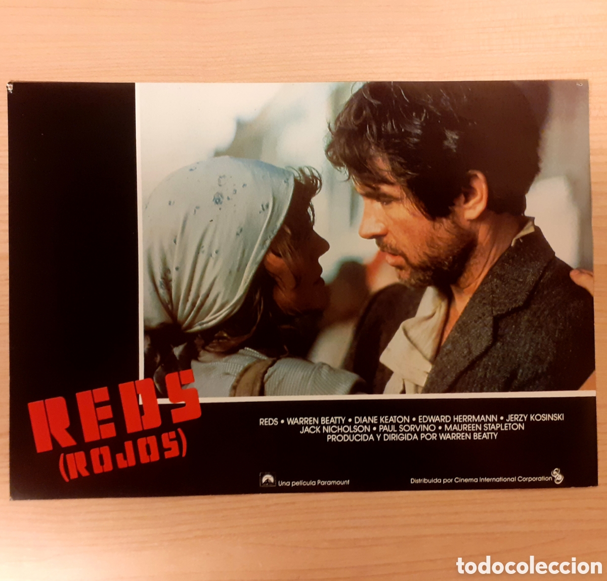 Cine: REDS (ROJOS) WARREN BEATTY, DIANE KEATON SET 11 FOTOCROMOS ORIGINALES