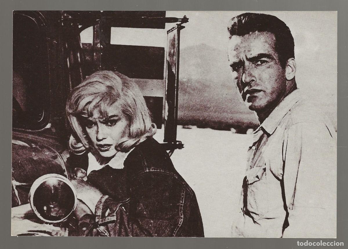 Cine: VIDAS REBELDES - MARILYN MONROE Y MONTGOMERY CLIFT - POSTAL