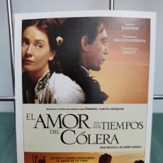 Cine: EL AMOR EN LOS TIEMPOS DEL COLERA . FICHA REVISTA ACCION CINE