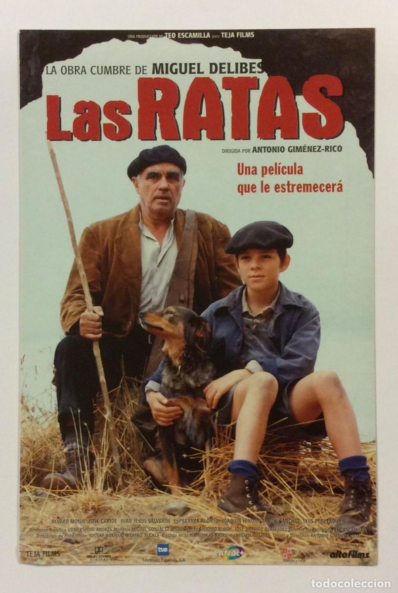 Kino: LAS RASTAS (ANTONIO GIM&Eacute;NEZ RICO). POSTAL PROMOCIONAL DE LA PEL&Iacute;CULA