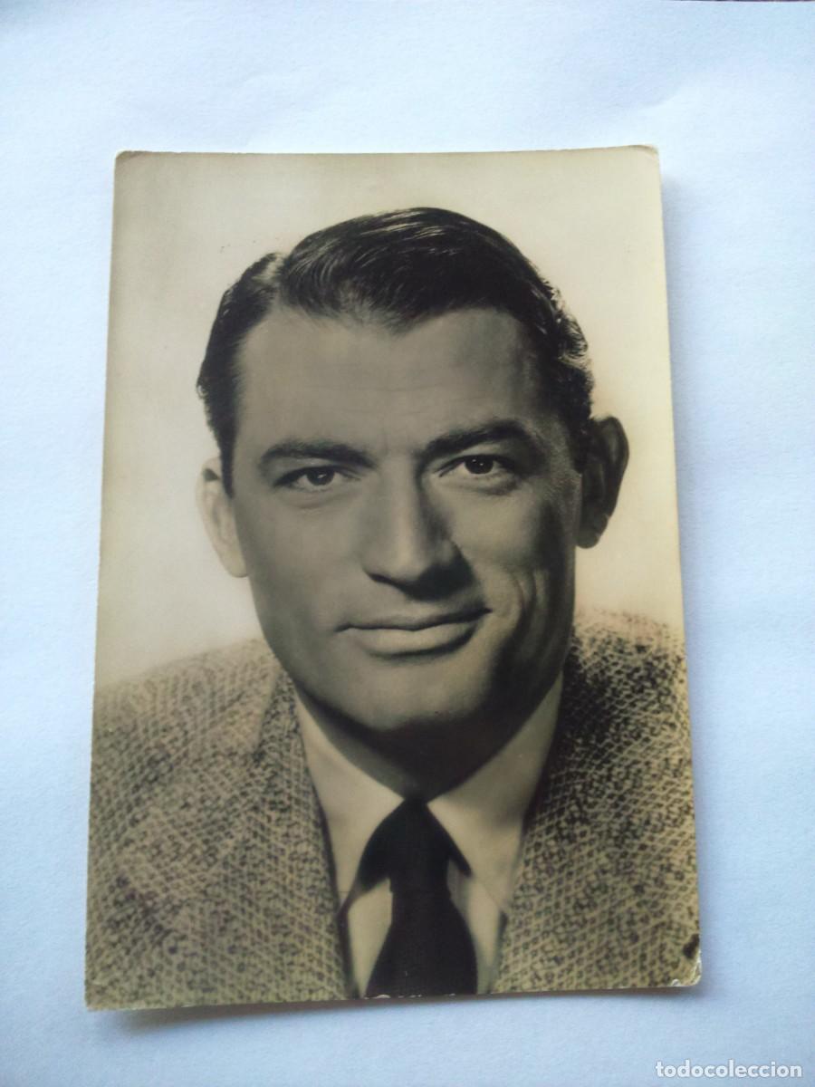 Cine: FOTO - POSTAL -- GREGORY PECK -- ARCHIVO BERMEJO --