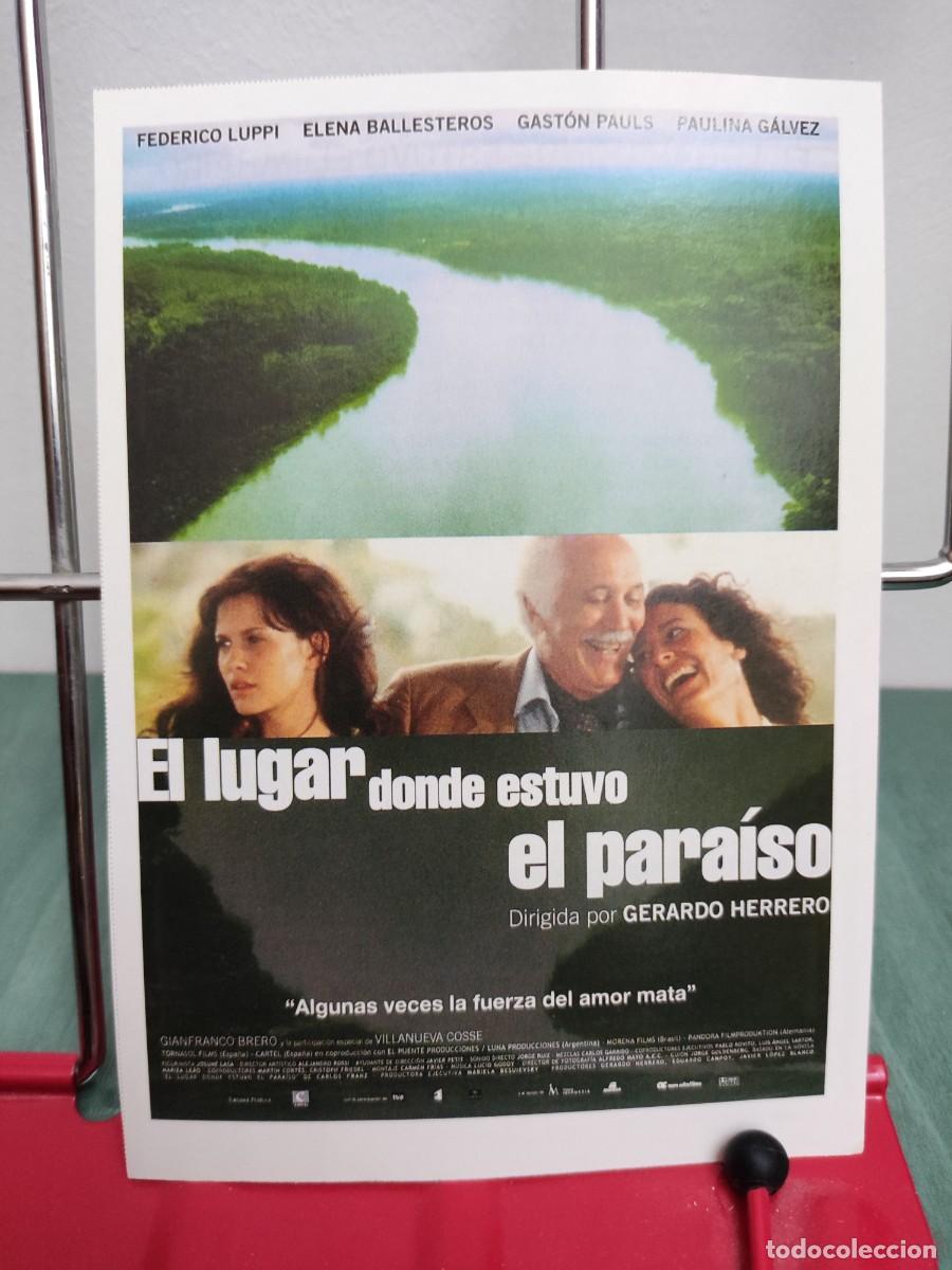 Kino: El lugar donde estuvo el paraiso . Ficha revista Accion cine