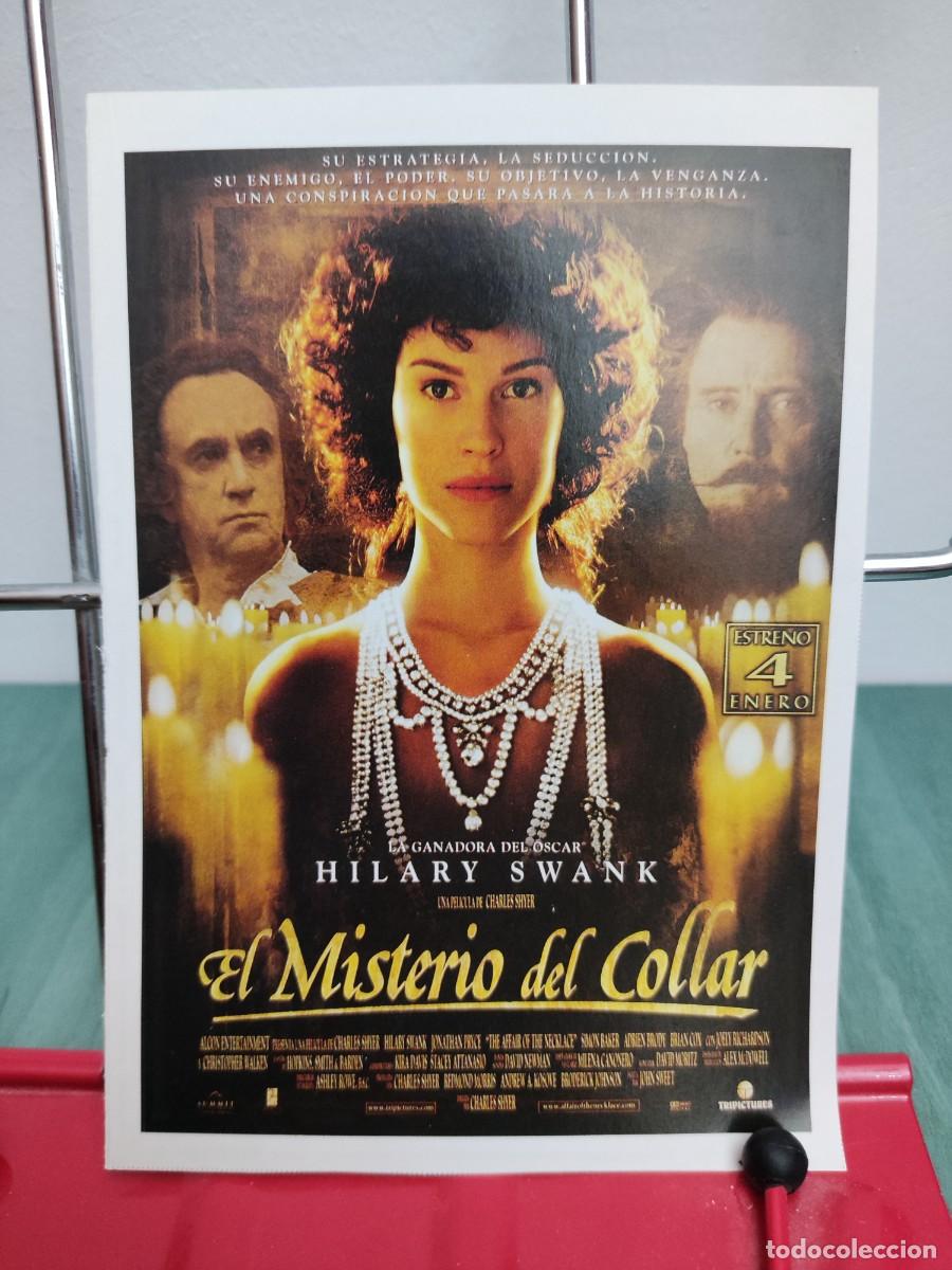 Cinema: El misterio del collar . Ficha revista Accion cine
