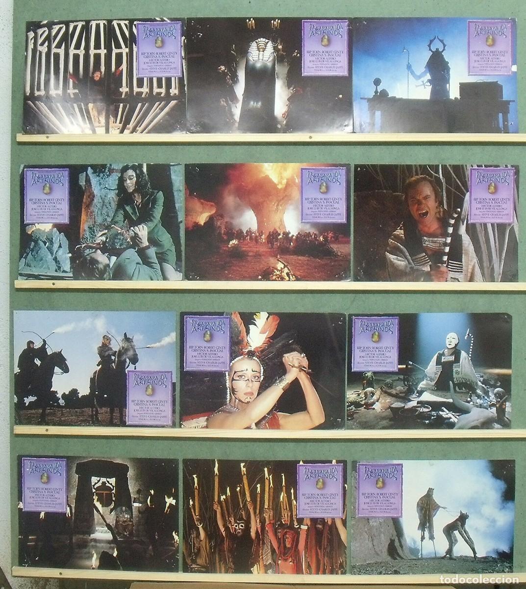 Cine: RA36D ESCARABAJOS ASESINOS ROBERT GINTY RIP TORN TERROR SET COMPLETO 12 FOTOCROMOS ORIGINAL ESTRENO