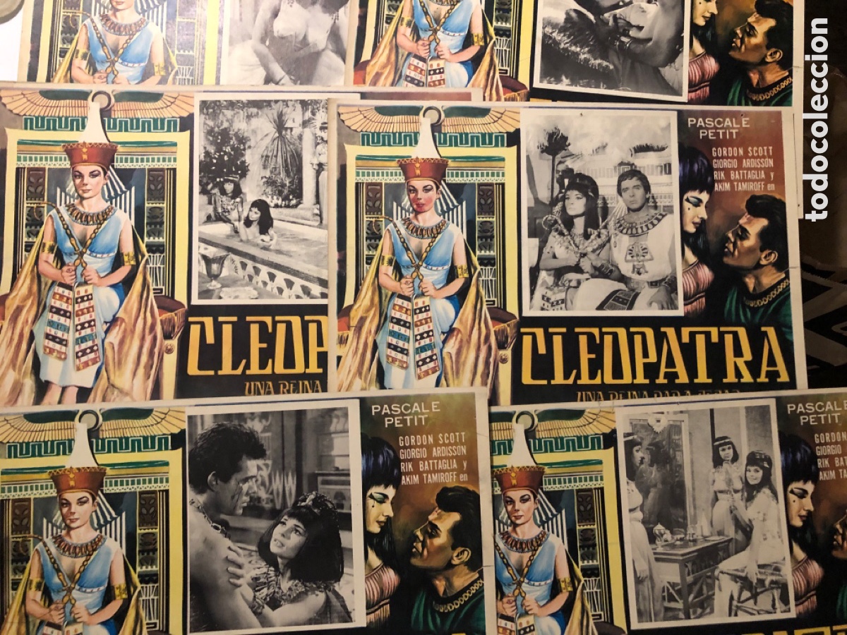 Cine: 6 fotocromos mexicanos Cleopatra Pascale Petit Gordon scott